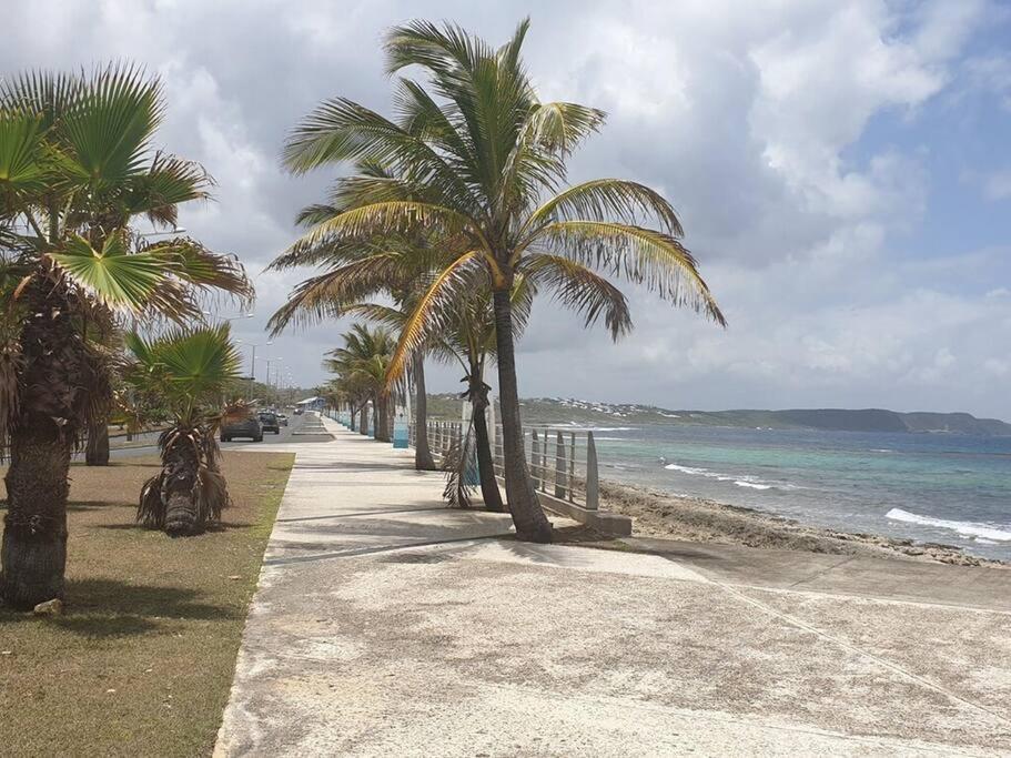 Les Pieds Dans L'Eau Chez Syl Lägenhet Le Moule Exteriör bild